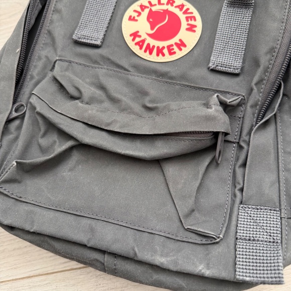 Fjallraven Kanken Mini Backpack in Grey - Picture 3 of 7